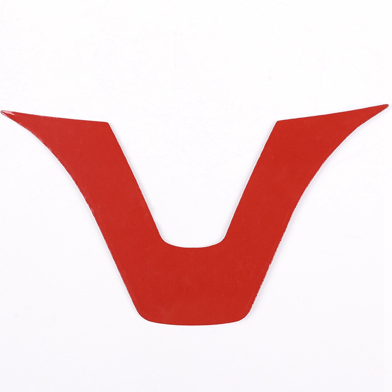 2 Bộ Phụ Kiện: 1 Miếng Dán Biểu Tượng Vô Lăng Và 1 Bộ Miếng Dán Nút Điều Khiển Trung Tâm Cho Xe Hơi