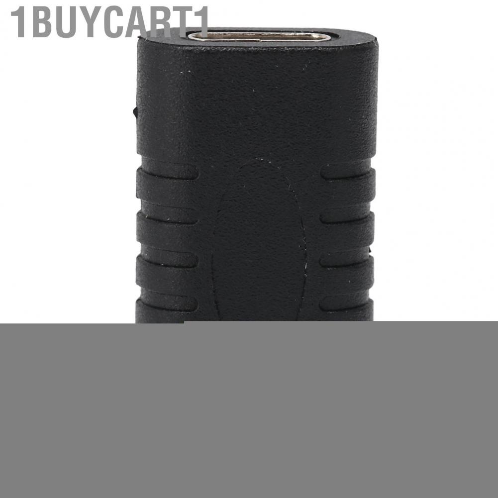 1buycart1 Type C Female To Coupler  2 Sides Pluggable PVC Converter Lightweight for Nexus 6P 5X MacBook Pro