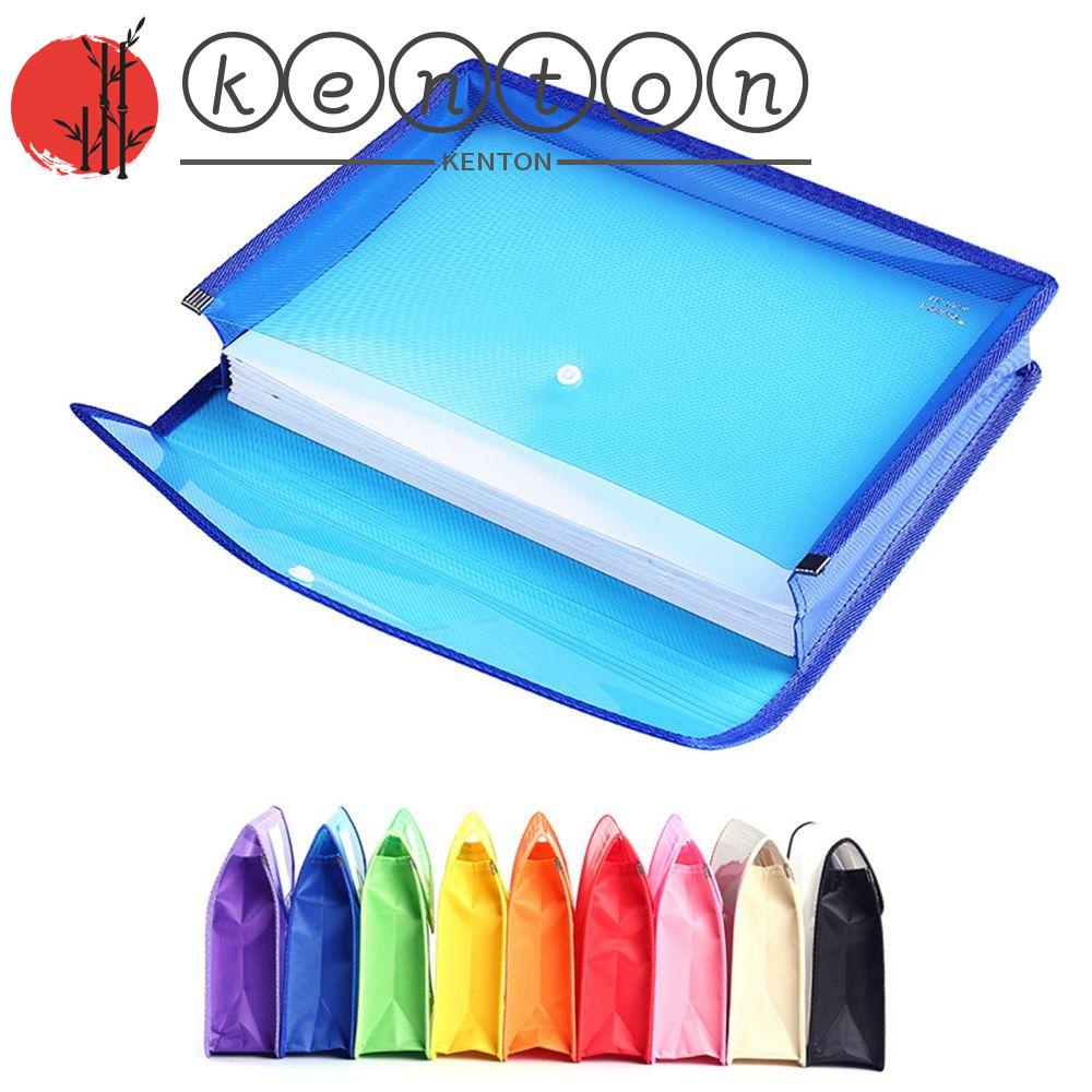 Bìa Đựng Tài Liệu Khổ A4 Ba Chiều Chống Thấm Nước Có Nhãn Dán Tiện Dụng Cho Trường Học / Văn Phòng