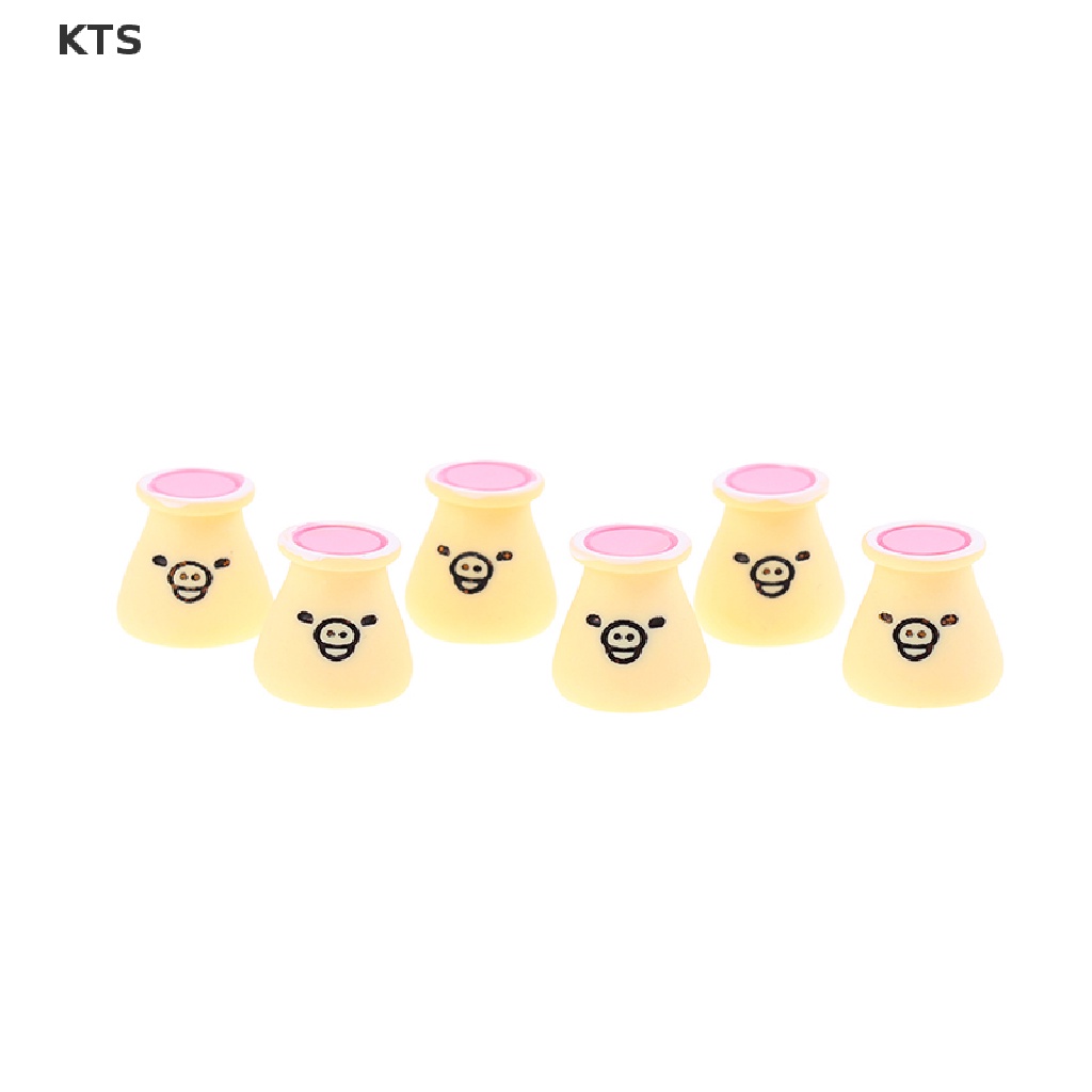 Set 6 Bánh Pudding Mini Tỉ Lệ 1: 12 Dùng Để Trang Trí Nhà Búp Bê