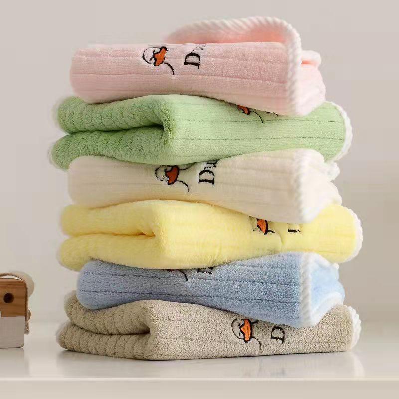 PVN58688 Khăn lau mặt cotton in hình vịt dễ thương | BigBuy360 - bigbuy360.vn