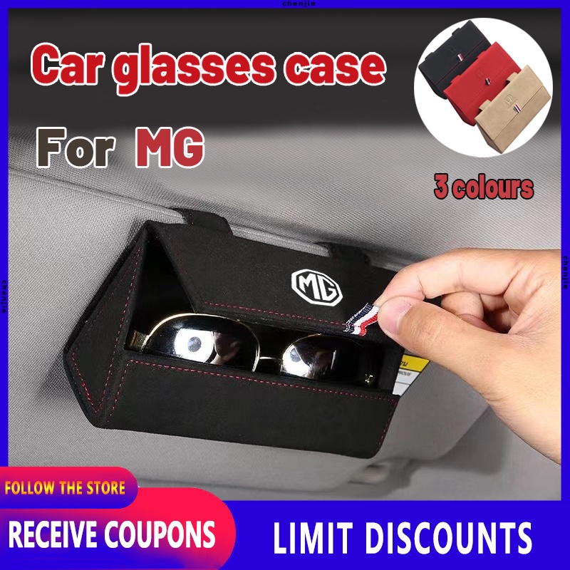 Hộp Đựng Mắt Kính Đa Năng Chất Lượng Cao Cho Xe Hơi MG TF ZR EV GS EZS RX5 ZT 3SW Saloon ZS MG3 MG5 MG6 GT HS