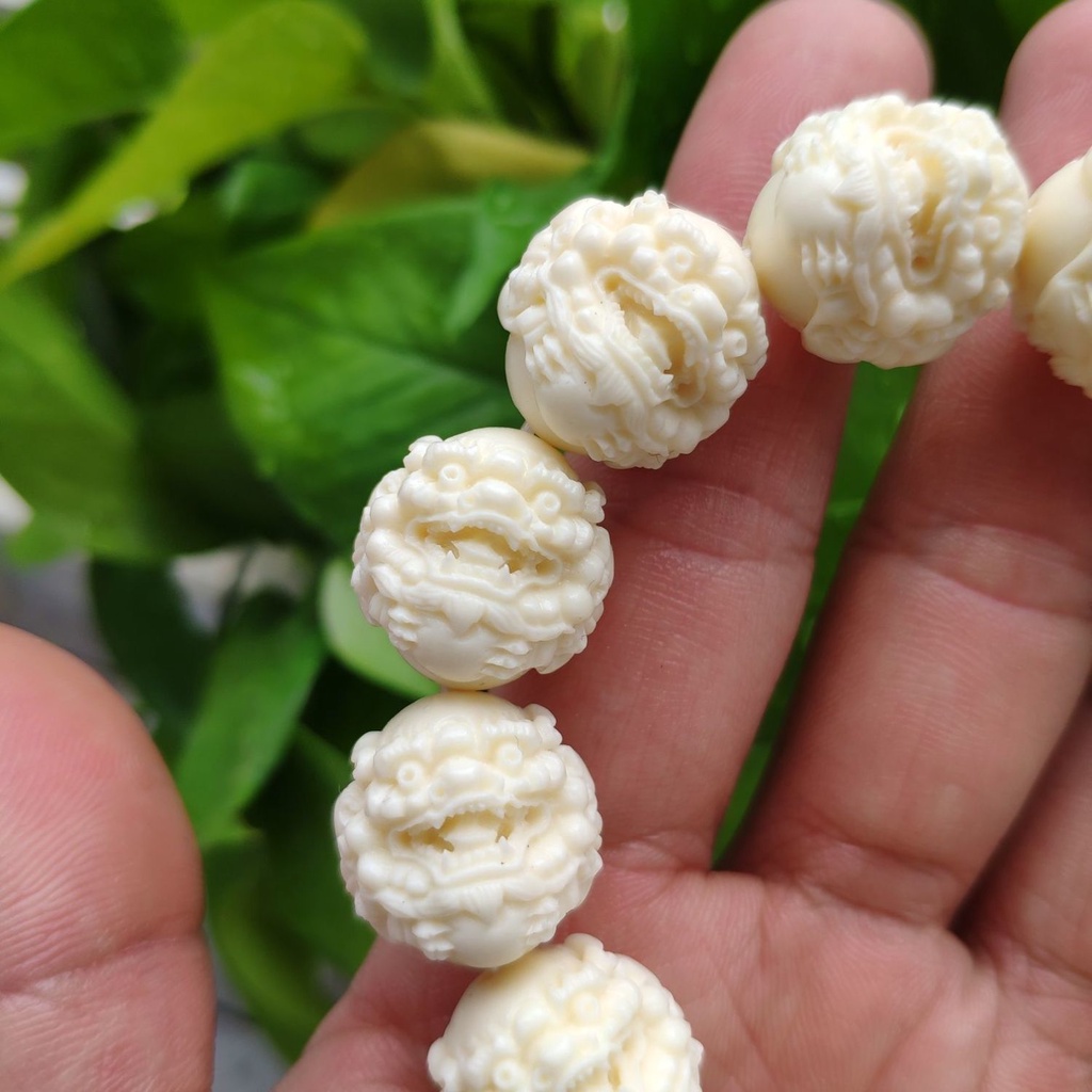 Vòng Tay Chuỗi Hạt Bồ Đề Pixiu 3.29 Bằng Đá Ngà Voi Trái Cây