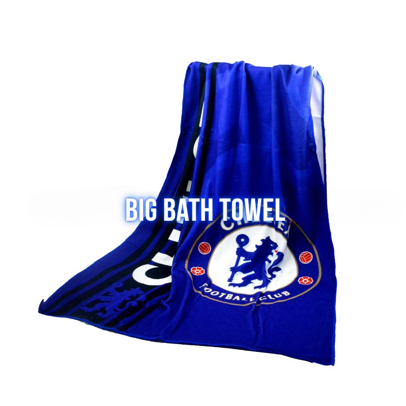 Khăn Tắm Hình Đội Bóng Chelsea Juventus Kích Thước 140 * 70cm