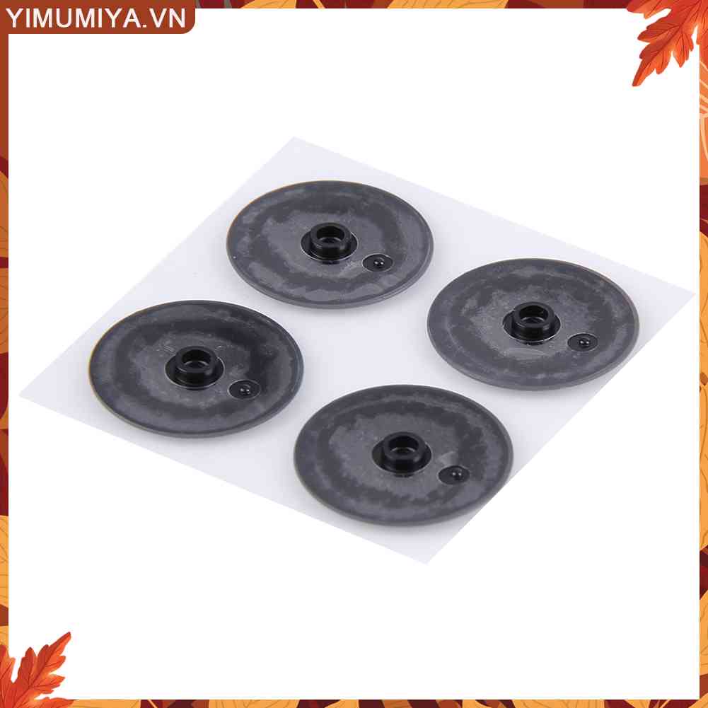 ☼Yimumiya ☼ Bộ 4 Miếng Lót Chân Đế Laptop Bằng Cao Su Cho Apple Macbook Pro Retina A1398 A1425 A1502