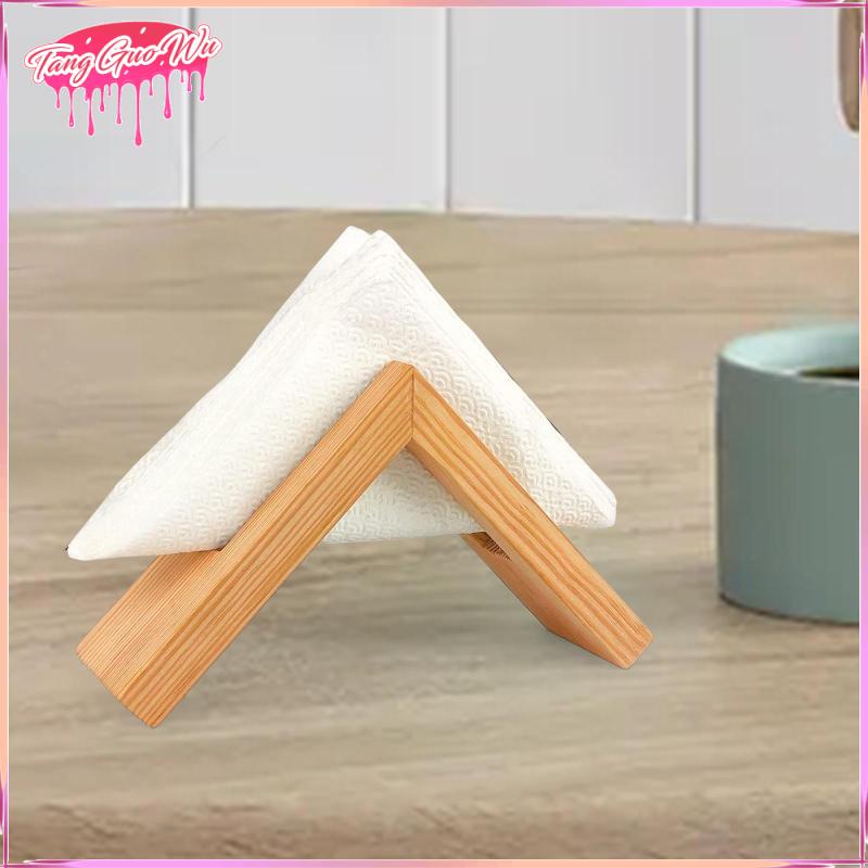 Giá Đỡ Khăn Ăn Bằng Gỗ Mộc Mạc Sắp Xếp Gọn Gàng Cho Nhà Bếp / Quán Bar / Nhà Hàng