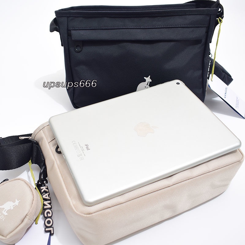 Kangol / kangor Túi Đeo Chéo Vai Kangaroo Chính Hãng II 3235 Nylon Chống Thấm Nước Có Khóa Kéo Đơn Giản Cho Trẻ Em