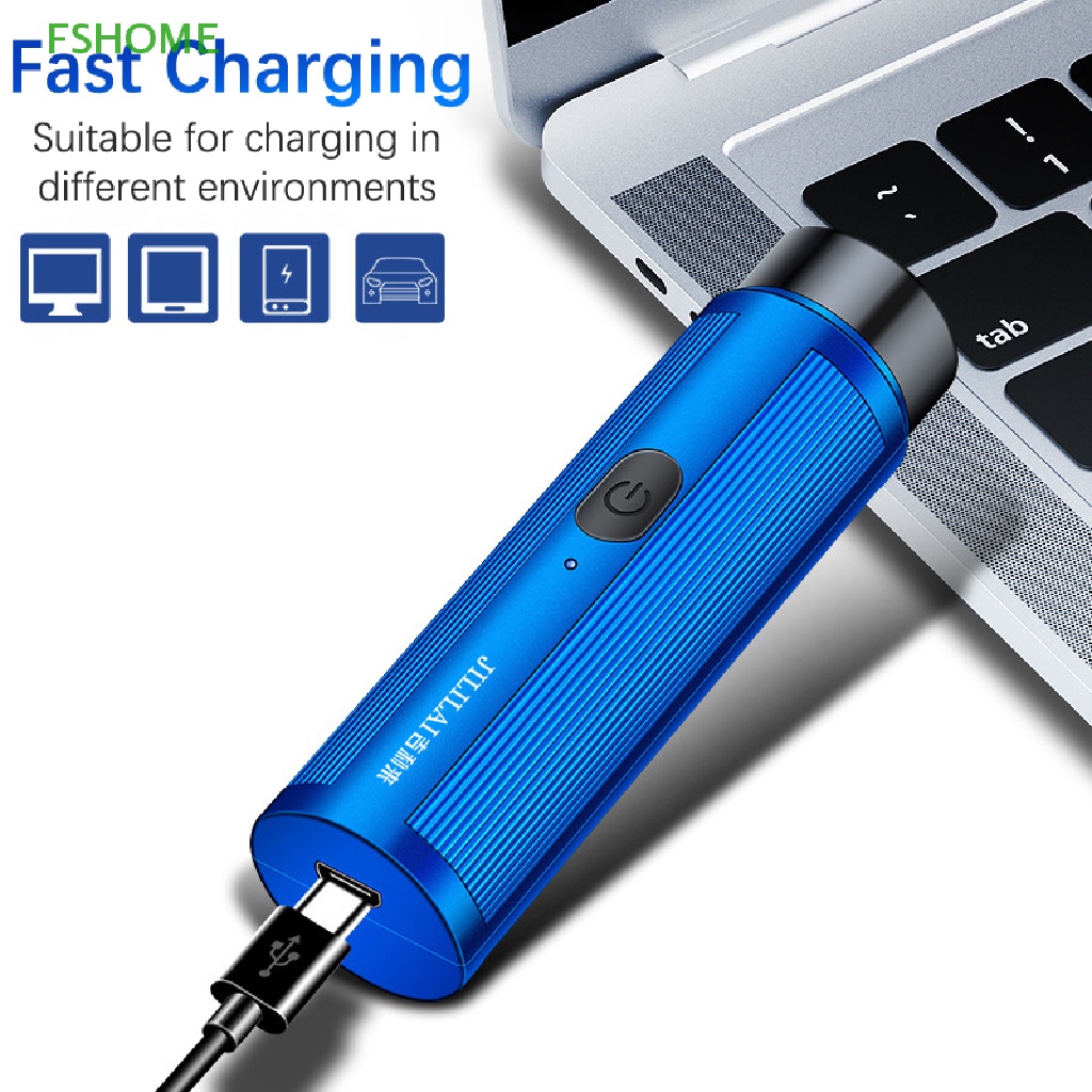 Dao Cạo Râu Mini Tự Động Có Thể Sạc Lại Tiện Dụng Cho Nam Đi Du Lịch Mới