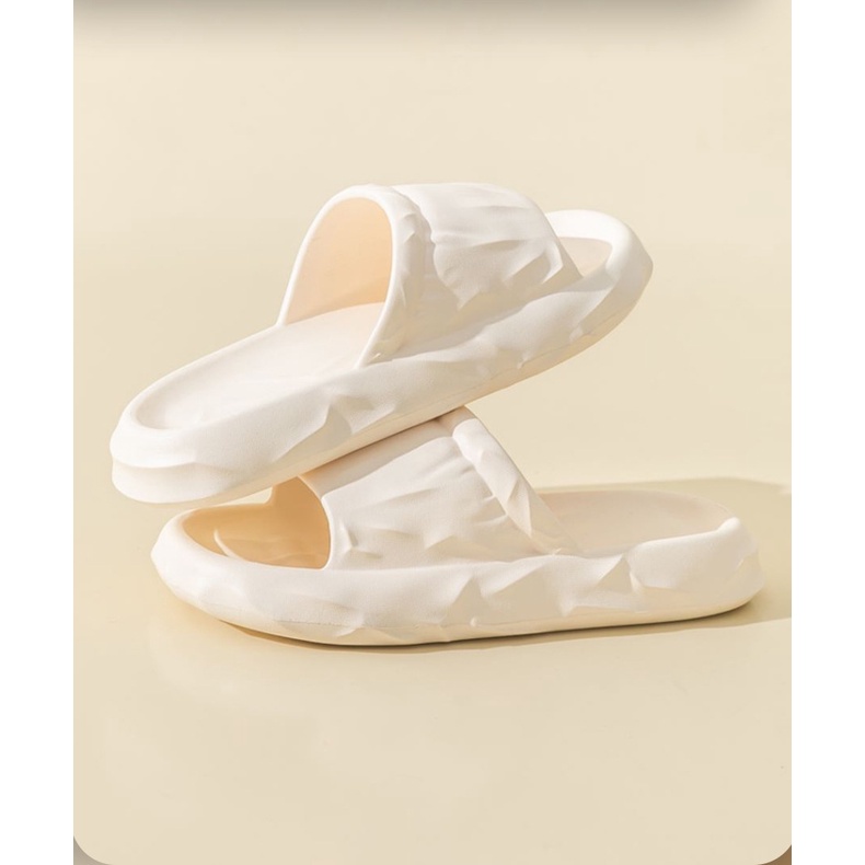 ISAHINI dép nữ dép bánh mì dép nữ dép đi trong nhà đế mềm chống trượt 14Z23033103