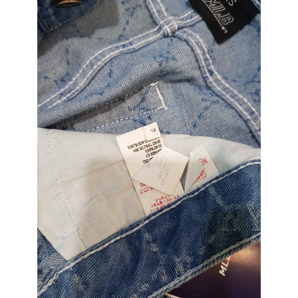 Chân Váy Jean M.L.B Họa Tiết