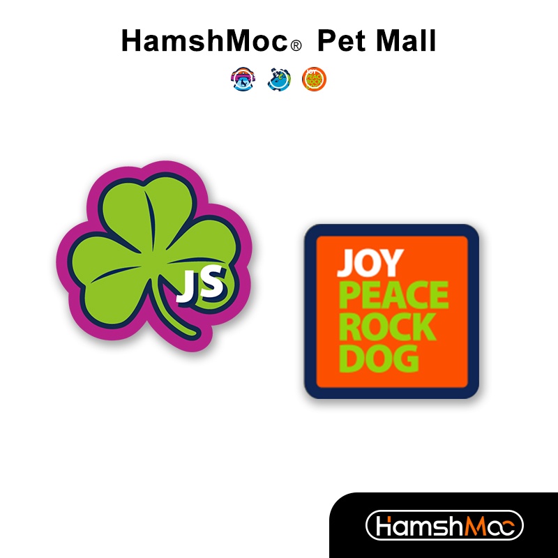 HamshMoc Vòng Cổ Thêu Nhãn Hiệu Cún Cưng Thay Thế Được Thiết Kế Nút Nhấn Thêu Nhãn Hiệu HamshMoc Có Thể Sử Dụng Với