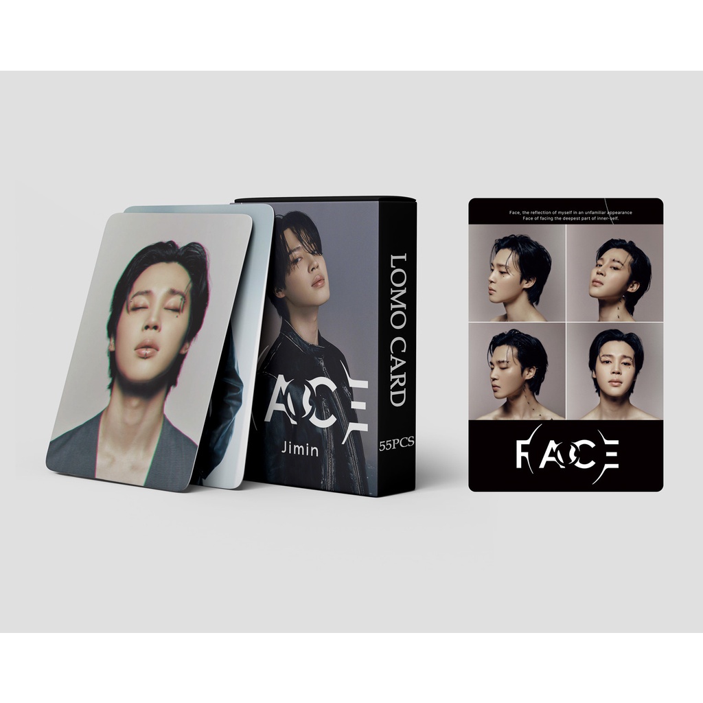 BTS JIMIN Album FACE Like Crazy  & ID : Chaos Me, Myself, and SUGA Wholly or Whole Me V Album Veautiful Day Photocard DALMAJUNG Proof 《Yet To Come》2022FESTA JUNGKOOK Lomo Card