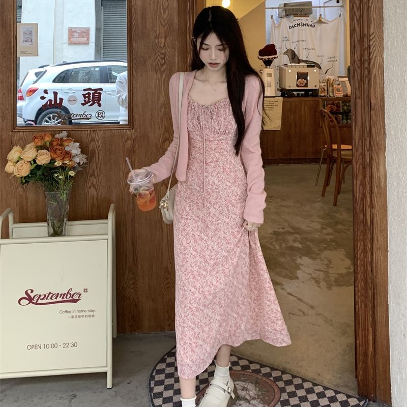 Đầm Hai Dây Họa Tiết Hoa Thời Trang Mùa Hè Ngọt Ngào