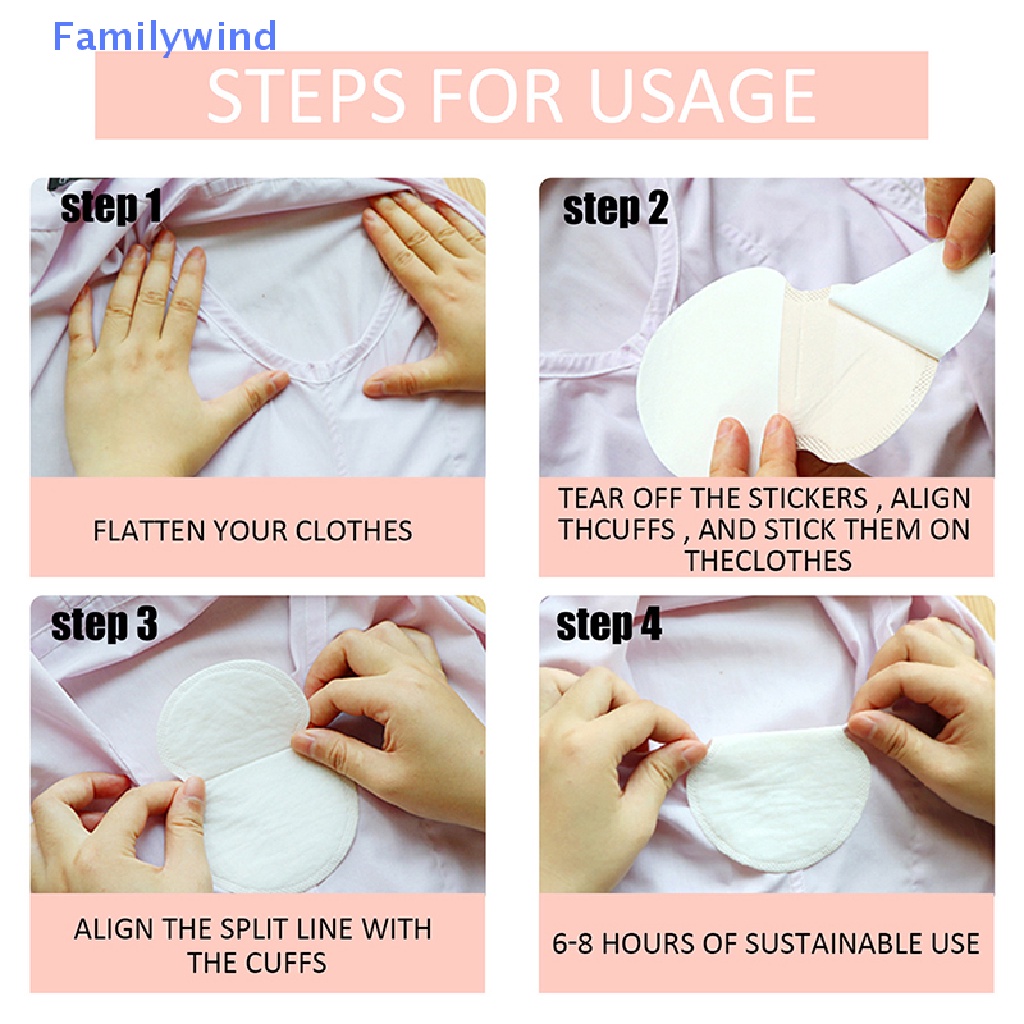 Set 20 Miếng Dán Thấm Hút Mồ Hôi Vùng Da Dưới Cánh Tay