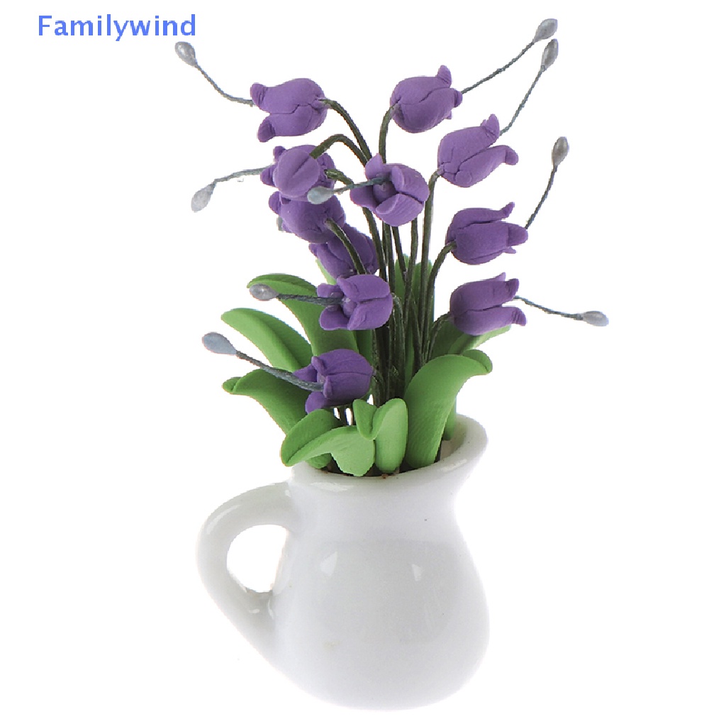 Mô Hình Chậu Cây Xanh Mini Tỉ Lệ 1: 12 Trang Trí Nhà Búp Bê