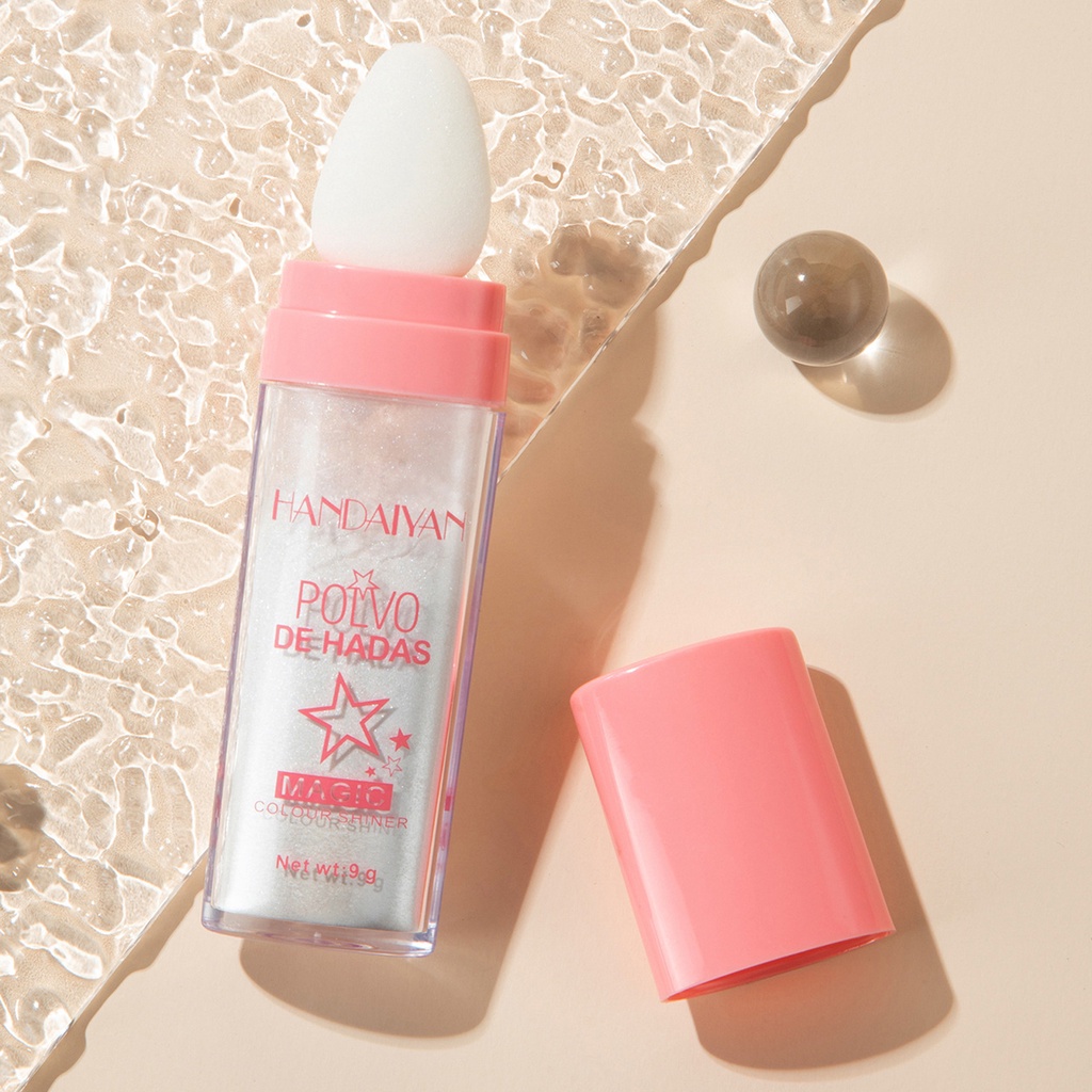 Phấn Bắt Sáng 9g Ánh Nhũ Lấp Lánh Không Thấm Nước Chống Bay Màu Làm Sáng Da