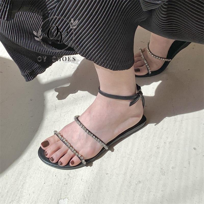 Giày Sandal Mùa Hè 2023 Phong Cách Thời Trang Roman Mới Cho Nữ