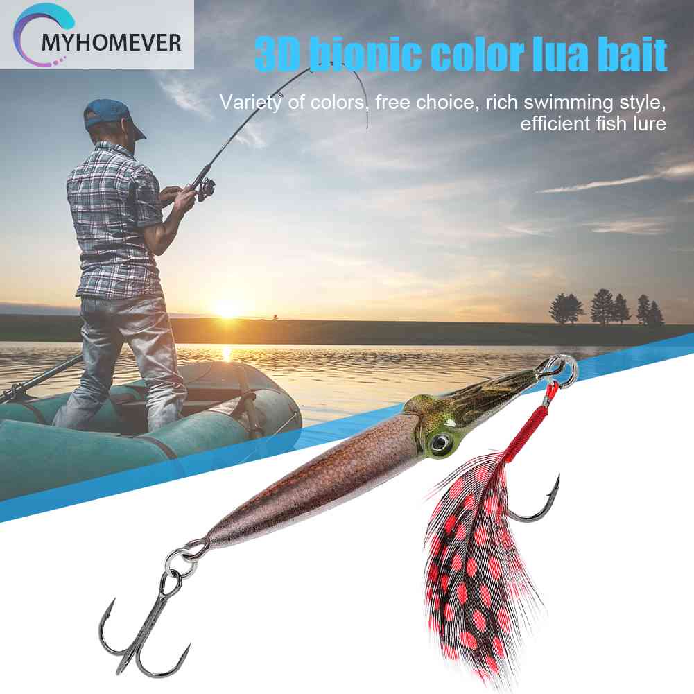 Mồi Câu Cá Nhân Tạo 3D 66mm Có Hiệu Ứng Phát Sáng