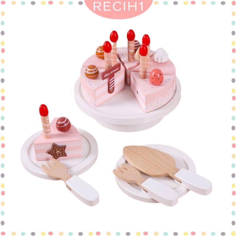 Bộ Đồ Chơi Bánh Kem Bằng Gỗ DIY Dành Cho Bé