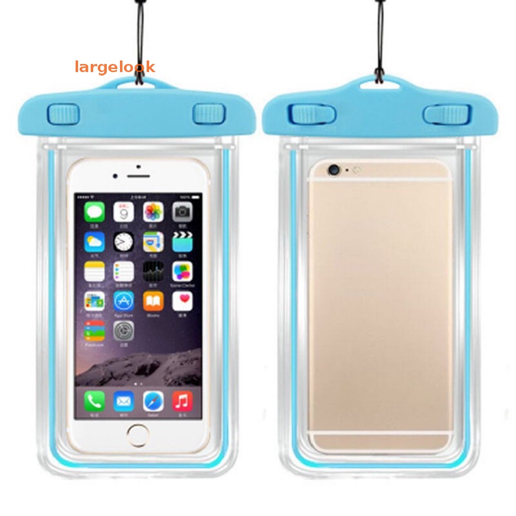 Túi Đựng Tiền / Thẻ / Điện Thoại Bằng PVC Trong Suốt Chống Thấm Nước Tiện Dụng Khi Đi Bơi