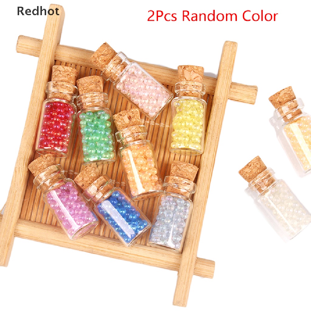 Bộ 2 Lọ Điều Ước Mini Dạ Quang Tự Trang Trí Nhà Búp Bê