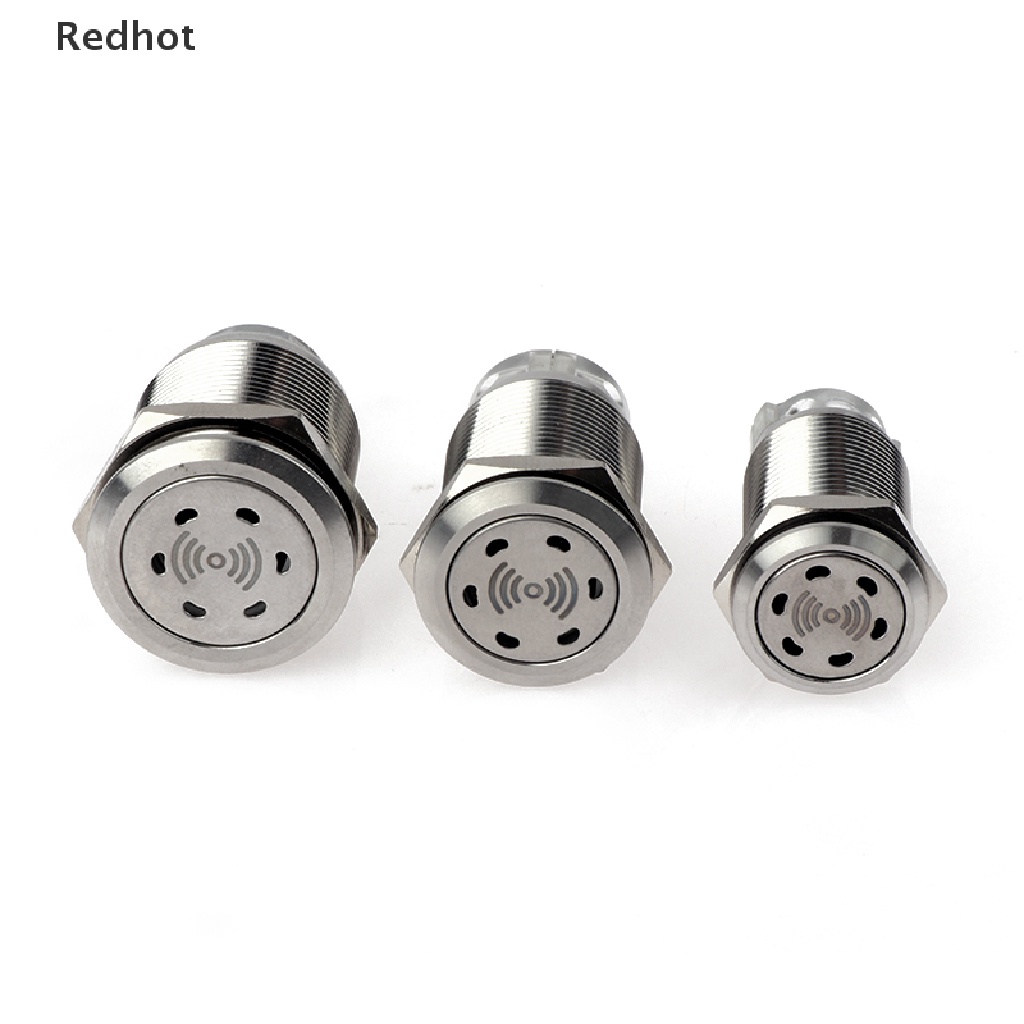 &lt; Redhot &gt; Còi Báo Động 12V-24V Đế Kim Loại Trong Suốt Chống Nước Độ Chính Xác Cao