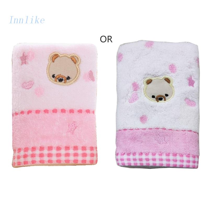 Khăn Tắm Cotton Mềm Mại Thoải Mái In Họa Tiết Gấu Hoạt Hình Cho Bé