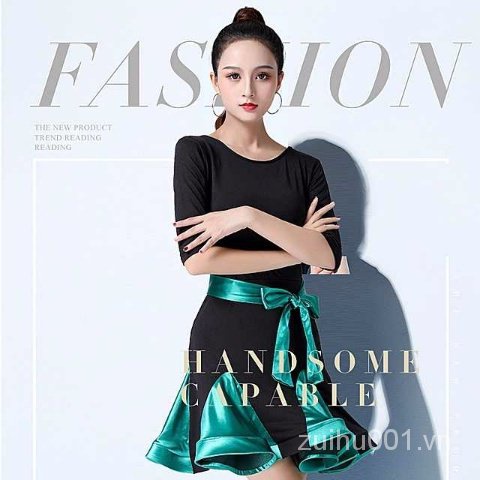 Đầm Khiêu Vũ Latin Tay Dài Vừa Thời Trang Cho Nữ cxbzuiniu.vn4.5
