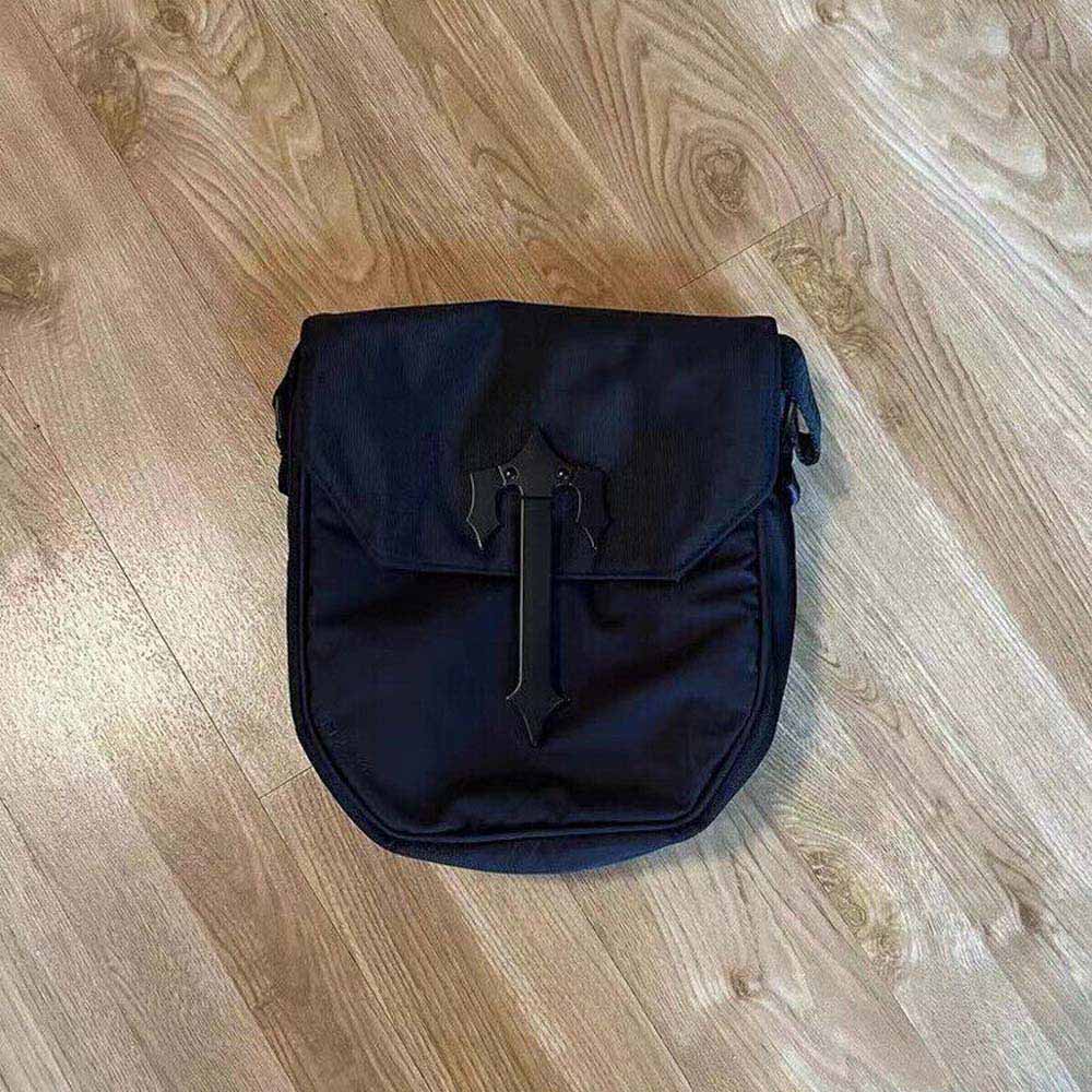 Trapstar Men's Shoulder Bag London Messenger Bag Men's Fashion UK Drill Hip Hop Crossbody Bag Metal Logo