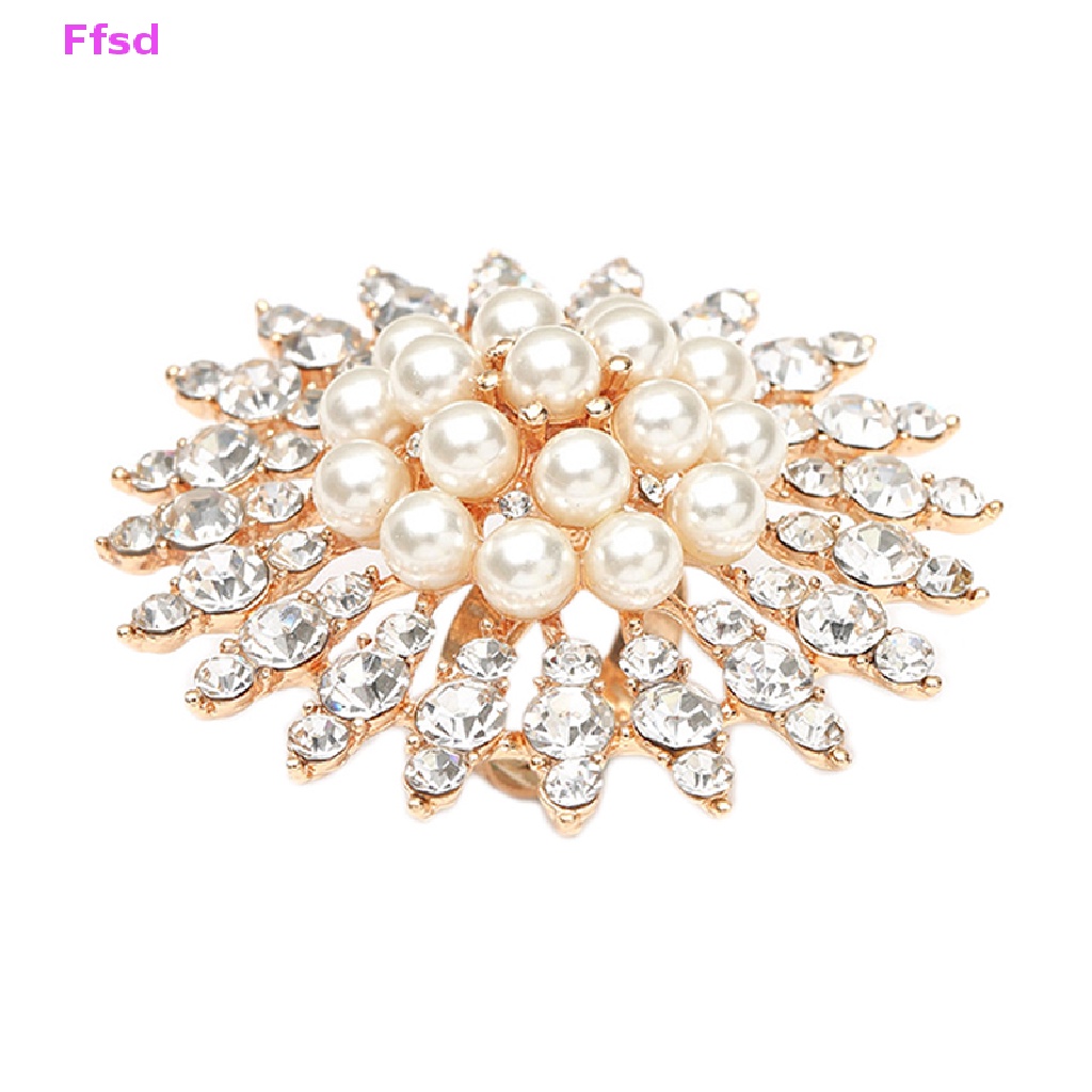 {Ffsd} Nhẫn Đính Đá Zircon Hoa Trắng Thanh Lịch Phụ Kiện Trang Sức Dành Cho Nữ Dự Tiệc Đính Hôn Hàn Quốc Lớn Làm Quà Tặng Bán Chạy