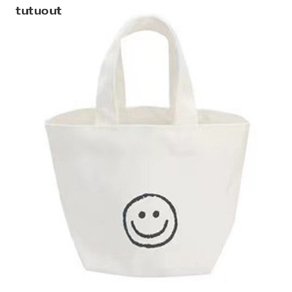 1 Túi Xách Mini Đựng Điện Thoại In Hình Mặt Cười Dễ Thương Cho Nữ