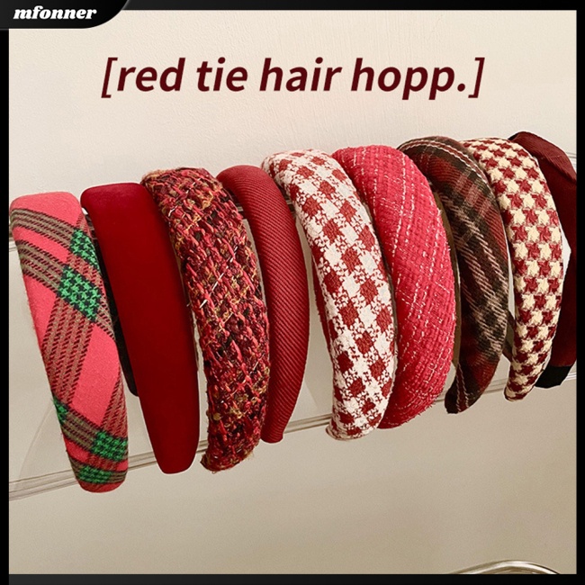 Băng Đô Cài Tóc Viền Lông Nhung Đơn Giản Phong Cách Retro Pháp Cho Nữ