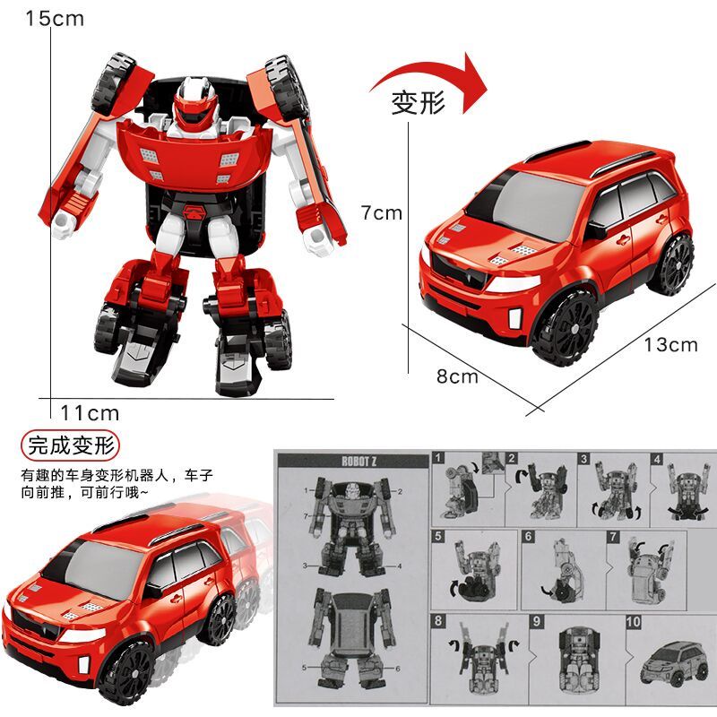 Mô Hình robot Biến Hình Xe Hơi mini Dành Cho Bé