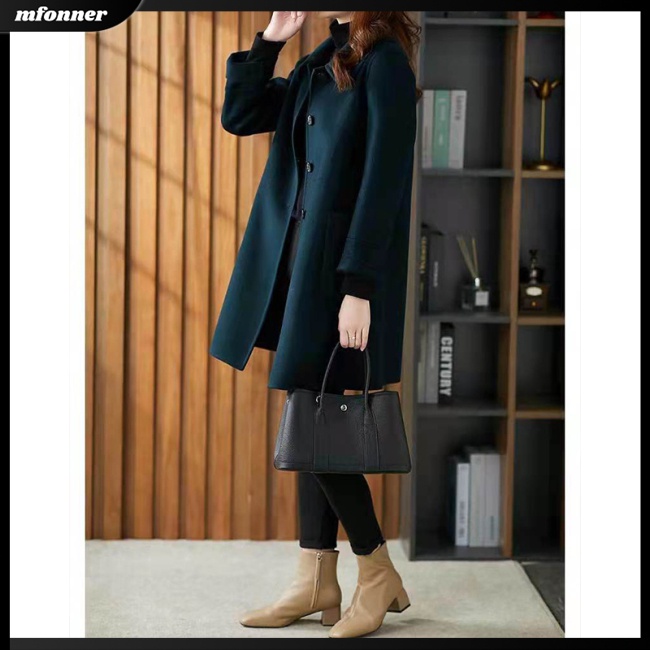 Áo Khoác Giả Len Hai Mặt Màu Sắc Thời Trang Cho Nữ