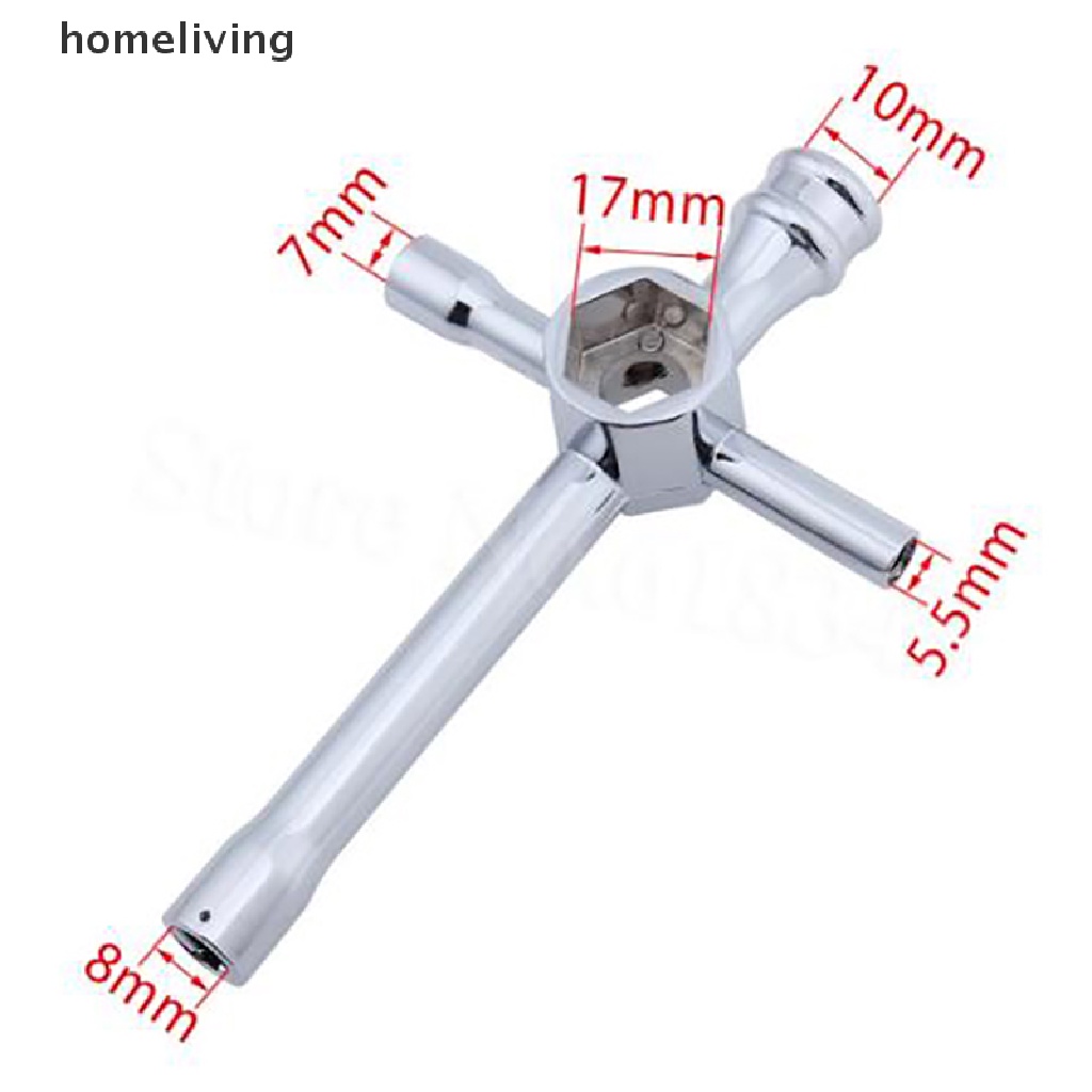 Cờ Lê Chữ Thập HSP 80129 5.5 / 7 / 8 / 10 / 17mm Chuyên Dụng Cho Xe Điều Khiển Từ Xa