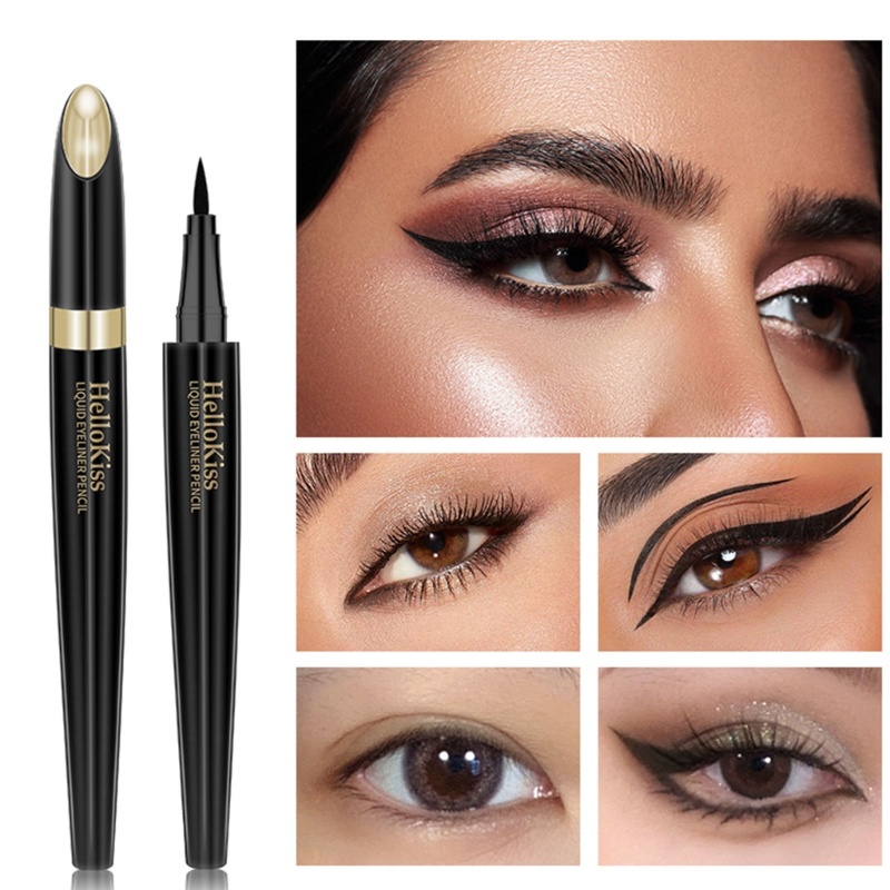 Bút Kẻ Mắt Dạng Lỏng YOUYO Màu Đen Nhanh Khô Chống Thấm Nước Không Nhòe