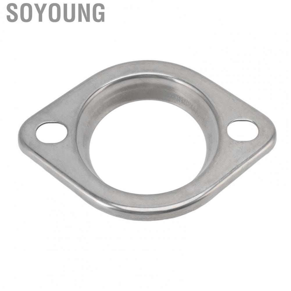 Soyoung Flange Gasket Connection Adapter  Exquisite Appearance Professional Stainless Steel Fitting High Temperature Resistant for Car