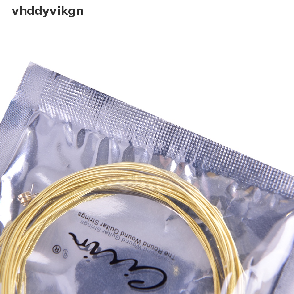 Set 6 Dây Đàn Ghi Ta Bằng Thép Đồng Thau Hình Lục Giác