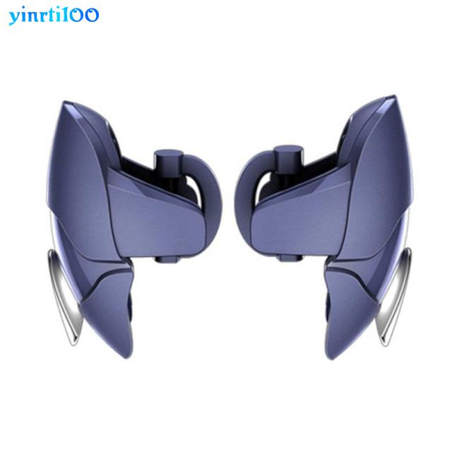 Set 2 Kẹp Hỗ Trợ Điều Khiển Chơi Game Bắn Súng L1 R1 Bằng Kim Loại Gắn Điện Thoại Di Động