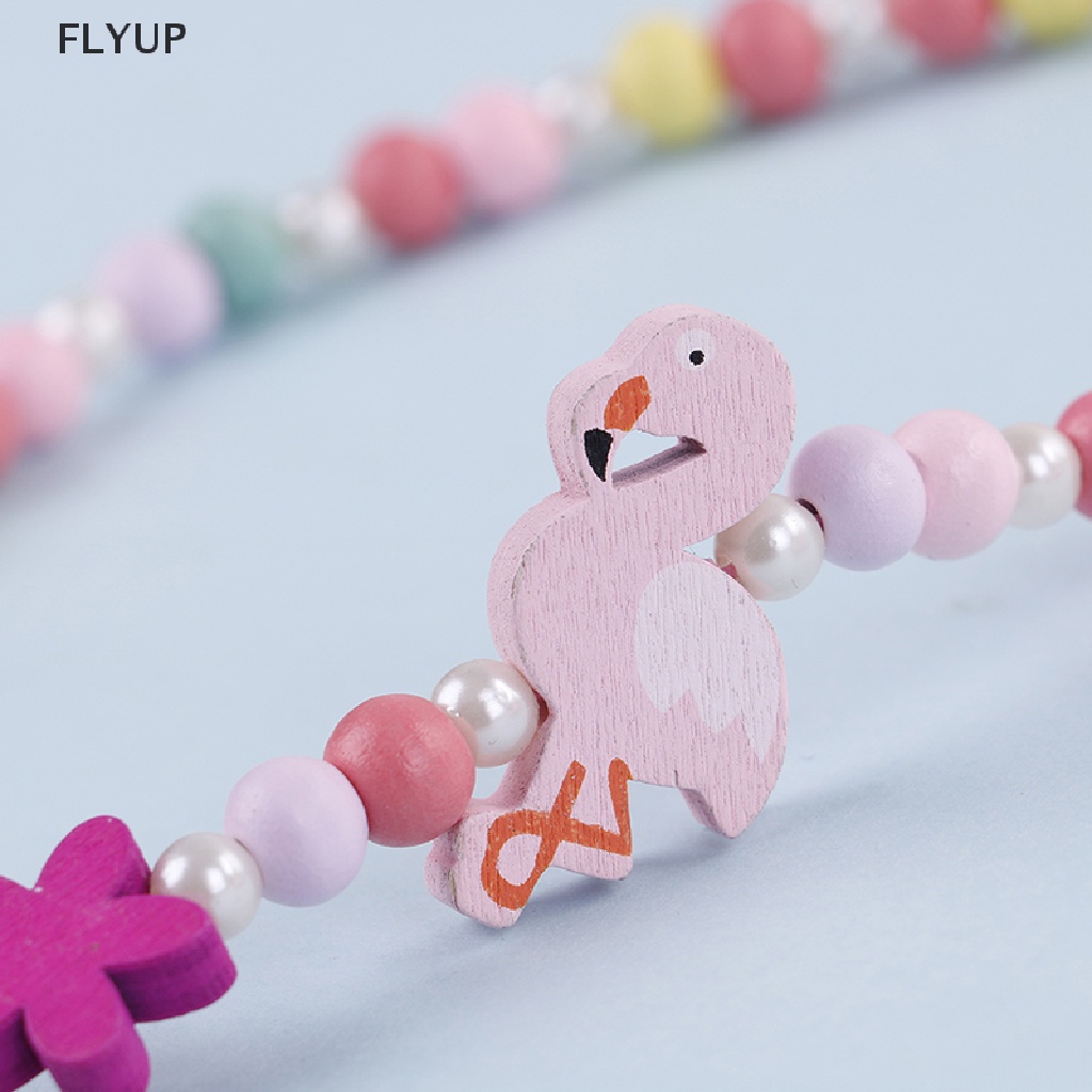 Vòng cổ Hạt Cườm Hoạt Hình Cho Bé Gái