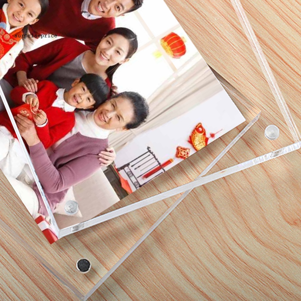 Khung Ảnh Từ Tính Không Cần Đóng Dấu Ngang 6 inch