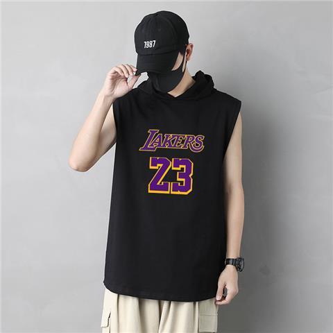 Nba Áo hoodie Sát Nách Dáng Rộng Phong Cách Thể Thao Thời Trang Mùa Hè Cho Nam