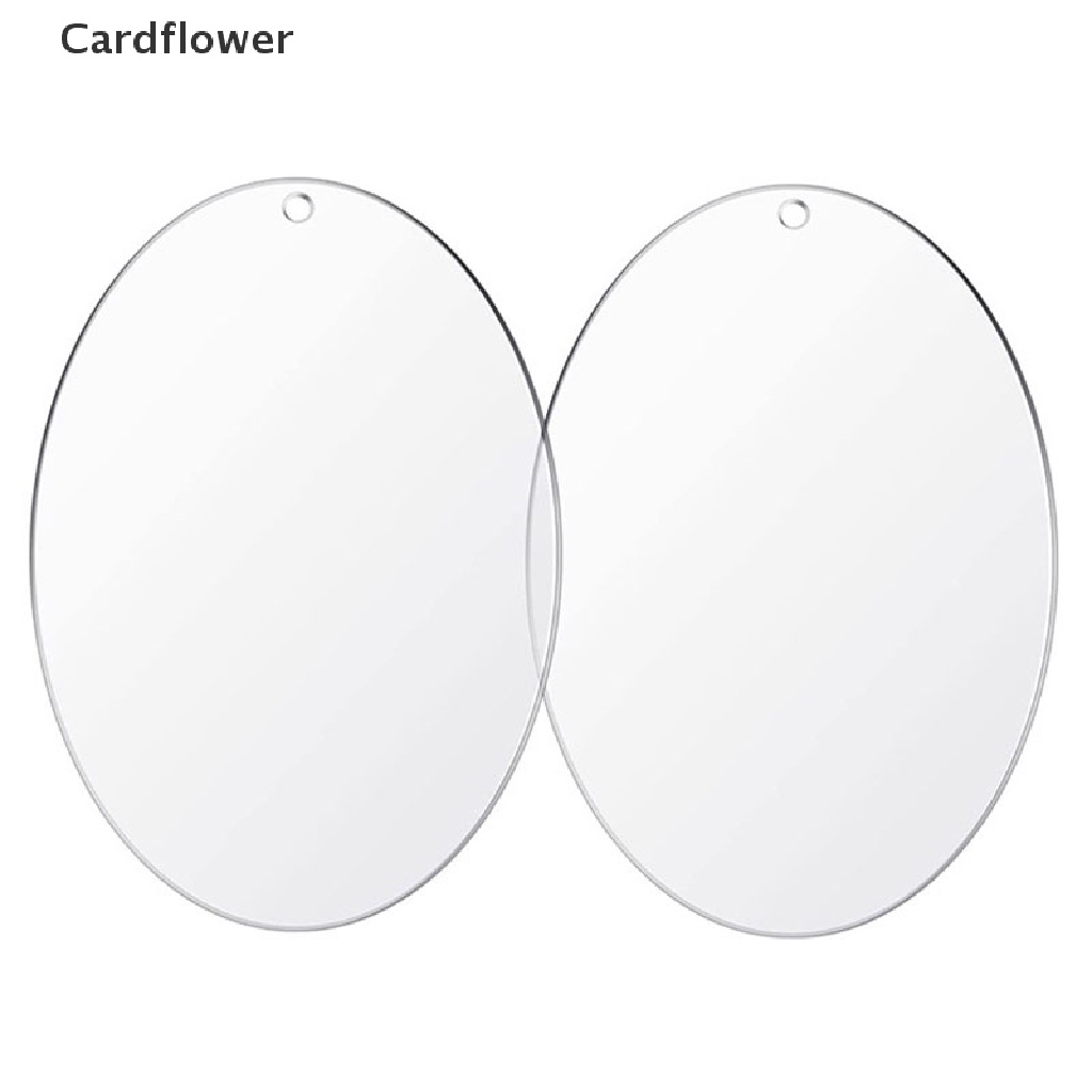 Bộ 50 Móc Khóa Tròn Bằng Acrylic Trong Suốt