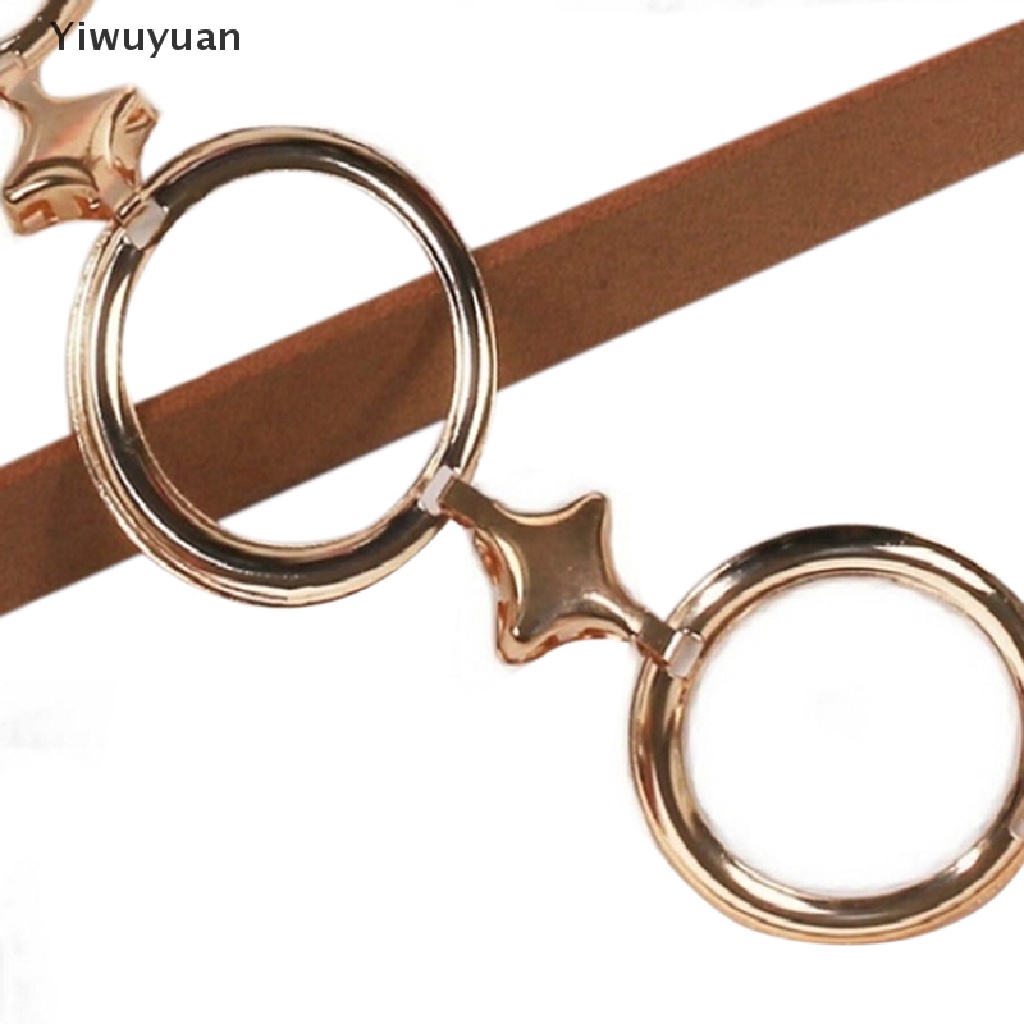 < Yiwuyuan > Thắt Lưng Dây Xích Bằng Kim Loại Vàng Thời Trang Tiệc Cưới Cho Nữ