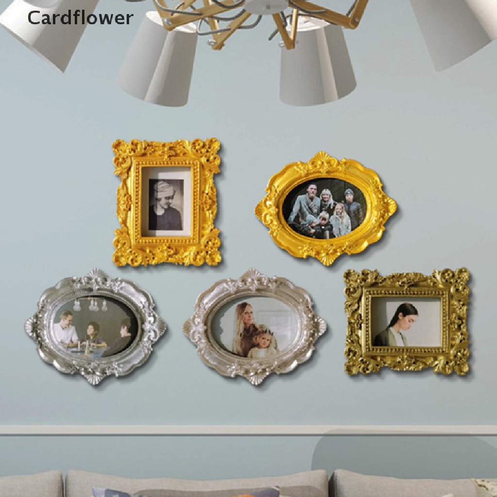 < Cardflower > Khung Ảnh Kim Loại Trưng Bày Móng Tay Thiết Kế Không Đều Retro Mới