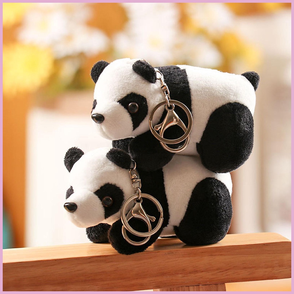 Móc Khóa Gấu Trúc Nhồi Bông Dễ Thương Cho Bé