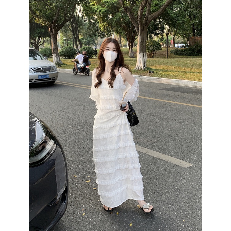 Áo Sơ Mi Chống Nắng Dáng Dài Và Đầm Tầng Thời Trang Mùa Hè Cho Nữ