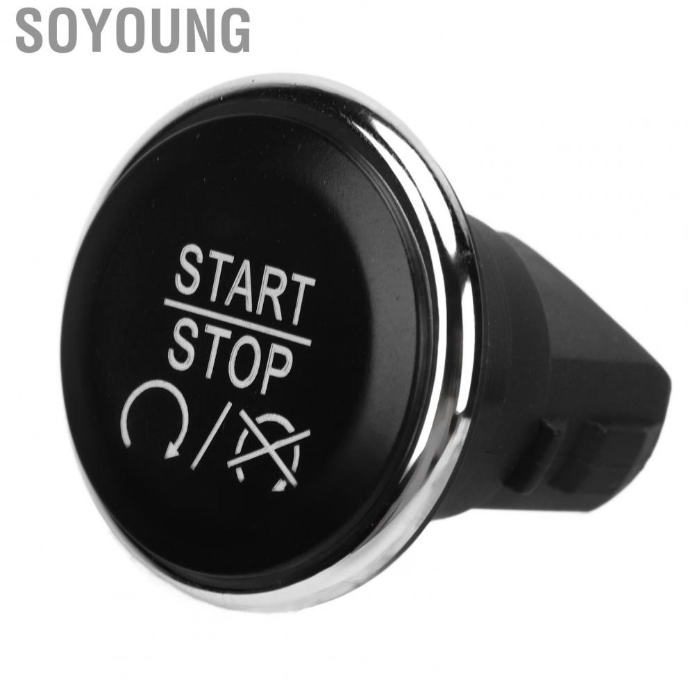 Soyoung Push Start Button  Car Ignition Switch 33370101 Keyless Reliable Wide Fitment for