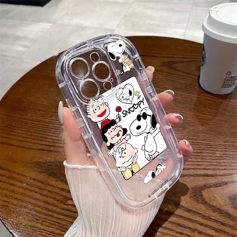 ✅Ốp Điện Thoại Dẻo Trong Suốt Họa Tiết Hoạt Hình Snoopy Dễ Thương Chống Sốc Cho Iphone148P / / Apple / 7 xs12 13 11xr EPFF