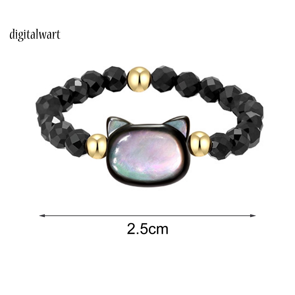 Kỹ Thuật Số| Nhẫn Cặp Đính Hạt Pha Lê Đen / Trắng Dễ Thương Tùy Chỉnh Không Phai Màu Thời Trang